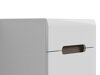 Cómoda Serveso 103 (Blanco + Blanco brillante)