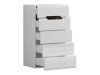Ladekast Serveso 103 (Wit + Glanzend wit)
