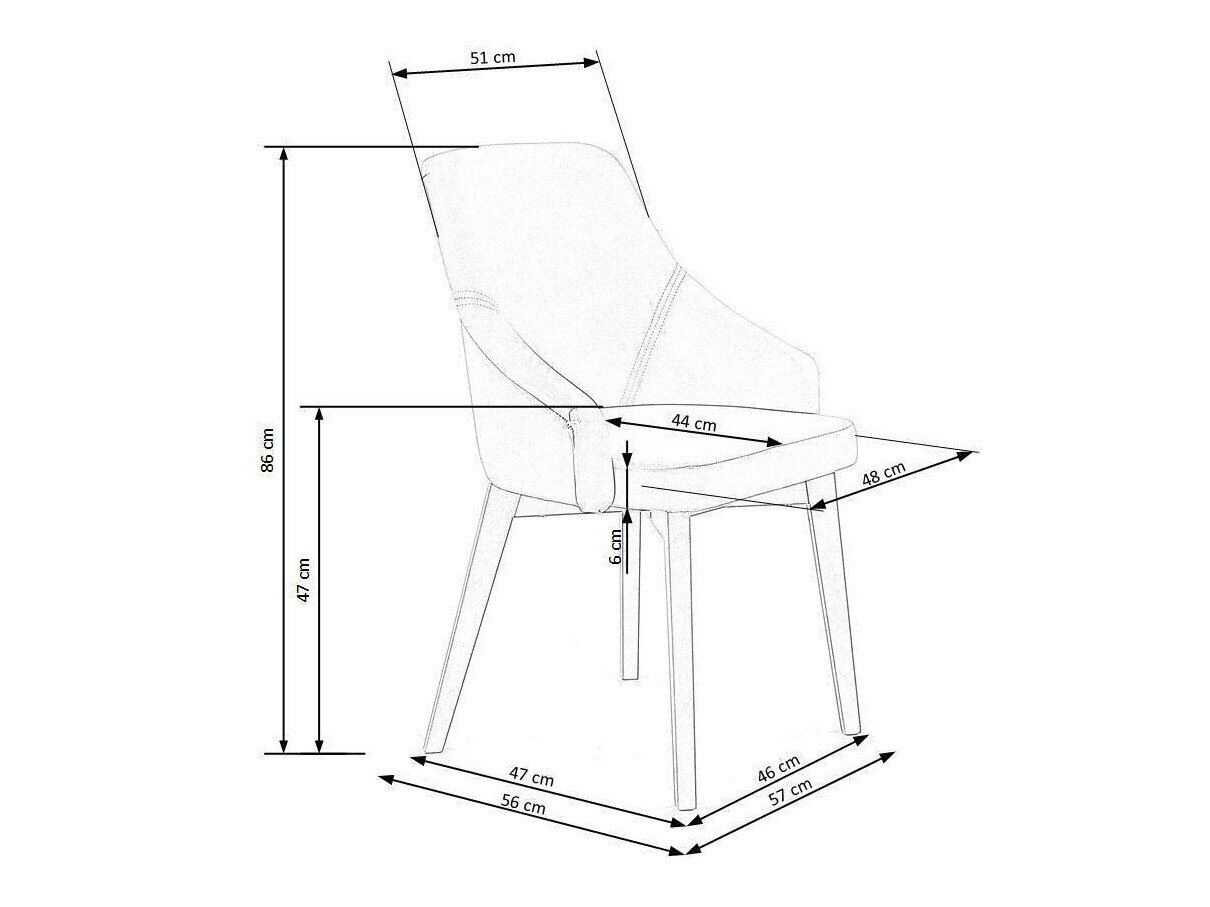 Stol Houston 709 (Lys grå)