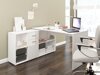 Hoekbureau Gilroy 113 (Wit + Glanzend wit)