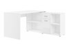 Hoekbureau Gilroy 113 (Wit + Glanzend wit)