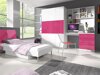 Bureau Campus (Wit + Glanzend wit + Glanzend roze)