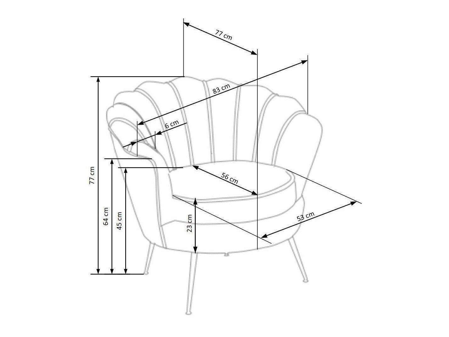 Lænestol Houston 828 (Mørkegrøn)