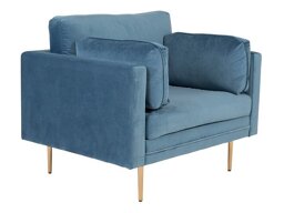 Fauteuil Dallas 100 (Blauw + Bruin)