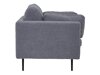 Fauteuil Dallas 100 (Grijs + Zwart)