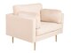 Fauteuil Dallas 100 (Lichtbruin + Bruin)