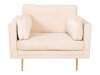 Fauteuil Dallas 100 (Lichtbruin + Bruin)