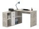 Hoekbureau Bristol 122 (Beton + Wit)