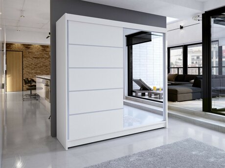 Garderobeskab Closico Cavaris III (Hvid)