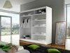 Kledingkast Closico Cavaris III (Wit + Zwart)