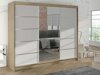 Kledingkast Closico Durion IV (Sonoma eik + Wit)