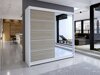 Kledingkast Closico Cavaris III (Wit + Sonoma eik)