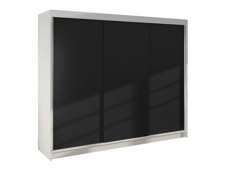 Kledingkast Closico Durion II (Wit + Zwart)