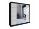 Kledingkast Closico Cavaris V (Zwart + Wit)