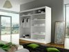 Kledingkast Closico Cavaris V (Wit + Sonoma eik)