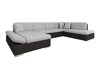 Canapé d'angle Comfivo 150 (Soft 011 + Bristol 2460)