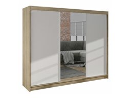 Kledingkast Closico Durion I (Sonoma eik + Wit)