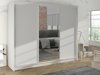 Kledingkast Closico Durion I (Wit)