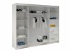 Kledingkast Closico Durion I (Wit)
