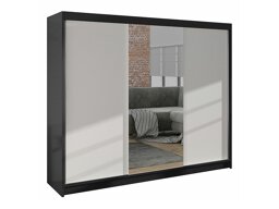 Kledingkast Closico Durion I (Zwart + Wit)