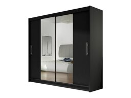 Kledingkast Closico Pallor II (Zwart)