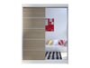 Kledingkast Closico Vastor III (Wit + Sonoma eik)