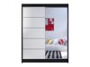 Kledingkast Closico Vastor III (Zwart + Wit)