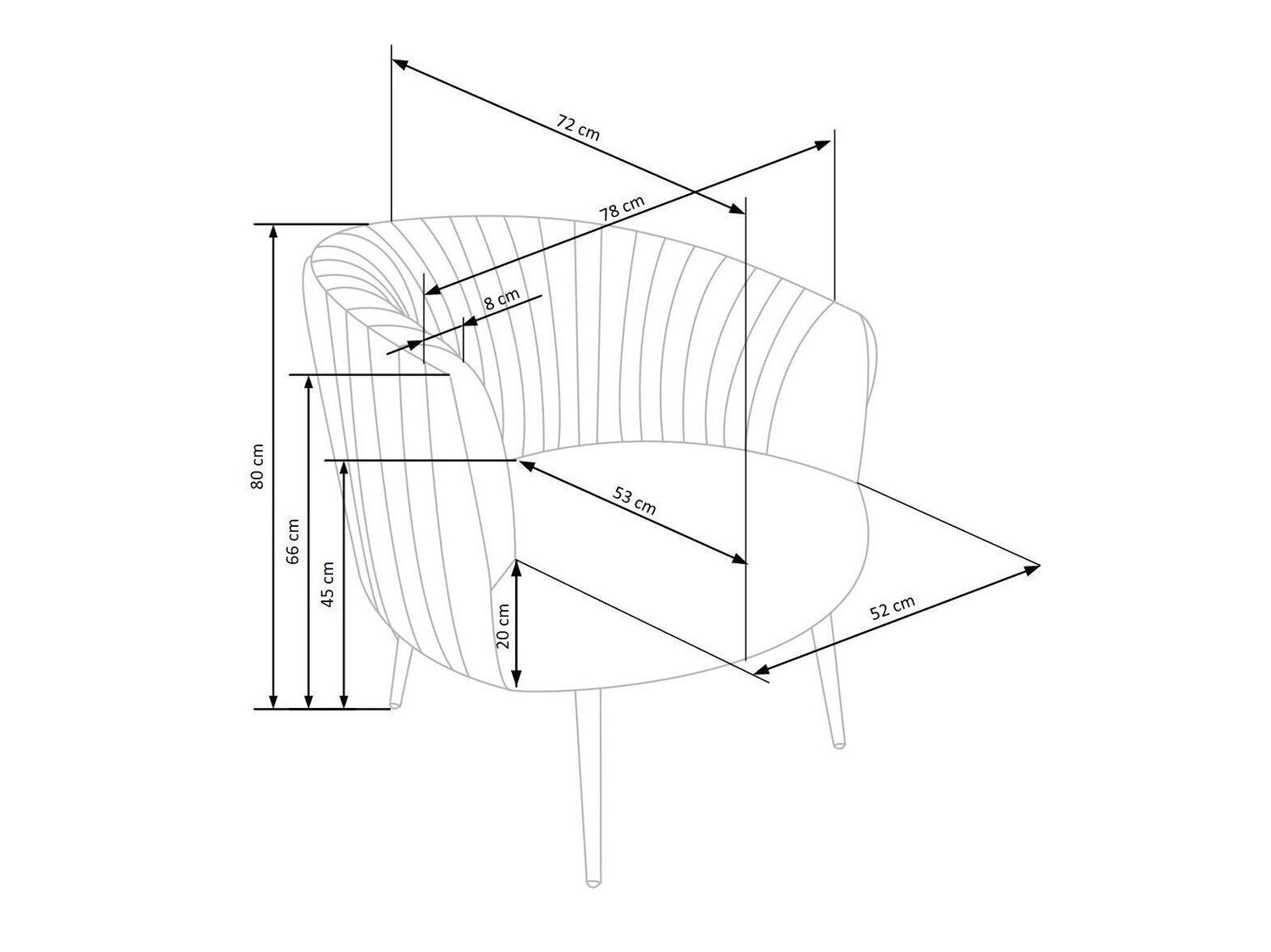 Lænestol Houston 824 (Mørkegrøn)