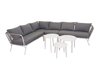 Buiten meubilair set Dallas 1084 (Grijs + Wit)