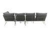 Buiten meubilair set Dallas 1084 (Grijs + Wit)