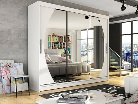 Garderobeskab Closico 130 (Hvid)