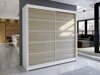 Kledingkast Closico Cavaris IV (Wit + Sonoma eik)