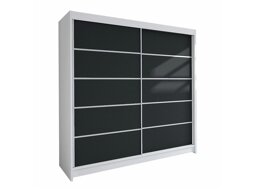 Kledingkast Closico Cavaris IV (Wit + Zwart)
