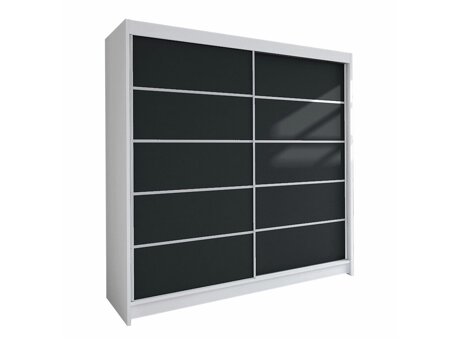 Kledingkast Closico Cavaris IV (Wit + Zwart)