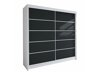 Kledingkast Closico Cavaris IV (Wit + Zwart)
