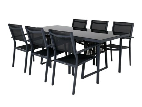 Tafel en stoelen set Dallas 1043