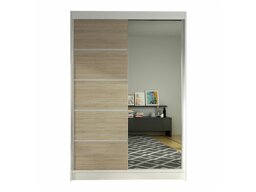 Armoire Closico Salvor III (Blanc + Sonoma chêne)