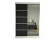 Kledingkast Closico Salvor III (Wit + Zwart)