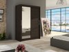 Armoire Closico 128 (Chêne foncé)