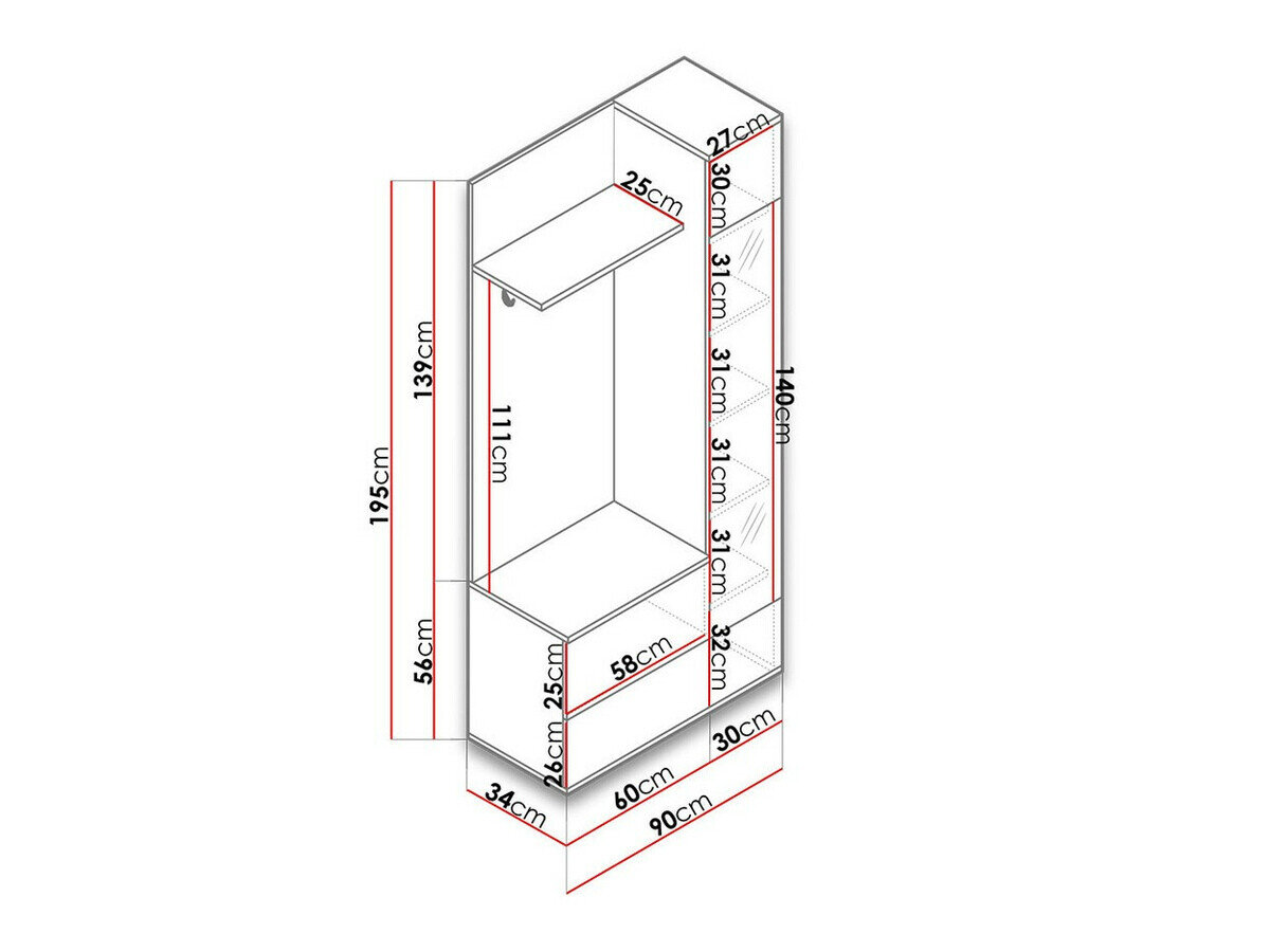 Entrésæt Lantudo (Hvid)