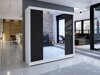 Kledingkast Closico Cavaris II (Wit + Zwart)