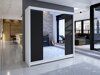 Kledingkast Closico Cavaris II (Wit + Zwart)