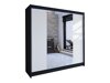 Kledingkast Closico Cavaris II (Zwart + Wit)