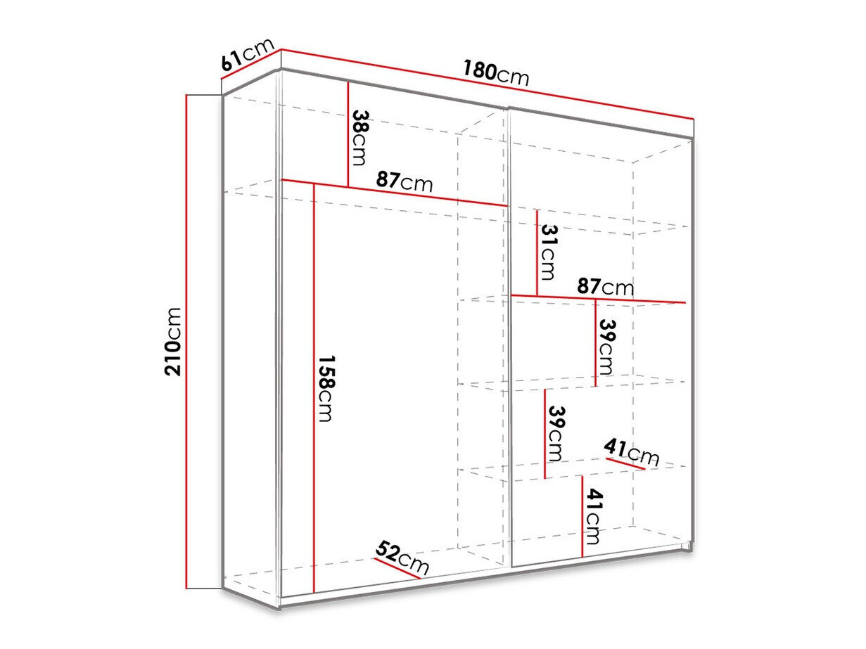 Garderobeskab Melvele 106