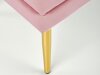 Polstret bænk Houston 1255 (Lyserød + Gylden)
