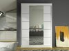 Kledingkast Closico Salvor V (Wit)