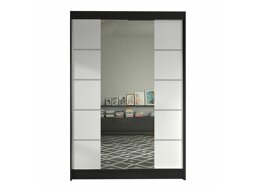 Kledingkast Closico Salvor V (Zwart + Wit)