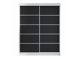 Kledingkast Closico Vastor IV (Wit + Zwart)