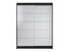 Kledingkast Closico Vastor IV (Zwart + Wit)