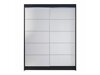 Kledingkast Closico Vastor IV (Zwart + Wit)